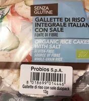 Mängden socker i Gallette di riso integrale