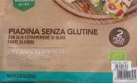 Mängden socker i Piadina senza glutine
