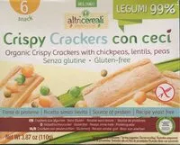 Mängden socker i crispy crakers con ceci