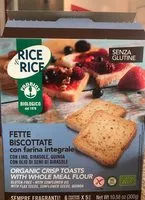 Mängden socker i Biscottes farine complete de riz