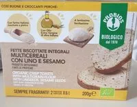 Mängden socker i Fette biscottate