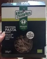 Mängden socker i Protein pasta black