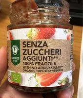 Mängden socker i Bio polpa concentrata di fragola