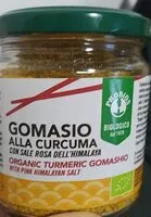 Mängden socker i Gomasio alla curcuma con sale rosa dell'Himalaya