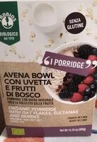Mängden socker i Avena bowl con uvetta e frutti di bosco