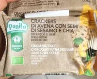 Mängden socker i Crackers di avena con semi sesamo e chia