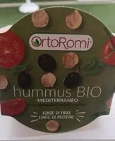 Mängden socker i Hummus Bio Mediterraneo con pomodori secchi e olive