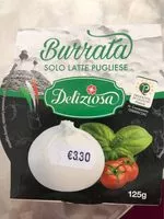 Mängden socker i Burrata