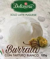 Mängden socker i Burrata con tartufo bianco