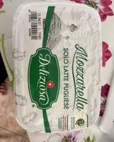 Mängden socker i Mozzarella solo latte pugliese