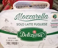 Mängden socker i Mozzarella