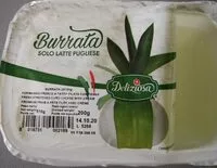 Mängden socker i Burrata