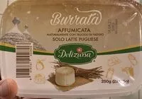 Mängden socker i Burrata