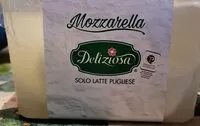 Mängden socker i Mozzarella Deliziosa