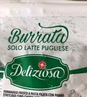 Mängden socker i Burrata