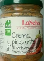 Mängden socker i Crema piccante di melanzane