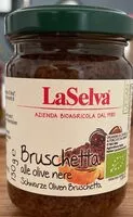 Mängden socker i Bruschetta Zwarte Olijven La Selva
