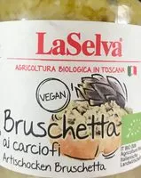Mängden socker i Bruschetta Ai carciofi Bio