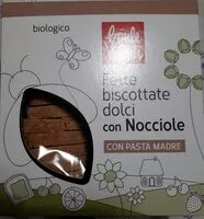 Mängden socker i Fette biscottate dolci con nocciole