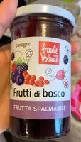 Mängden socker i Frutti di bosco spalmabile