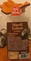 Mängden socker i Muesli Goloso Cioccolato e coco