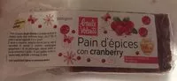 Mängden socker i Pain d'épices aux Cranberry