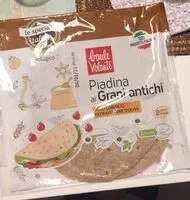 Mängden socker i Piadina ai grani antichi
