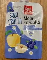 Mängden socker i Solo frutta mela e mirtillo