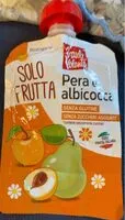 Mängden socker i Solo frutta pera e albicocca