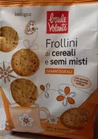 Mängden socker i Frollini ai cereali e semi misti
