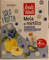 Mängden socker i Mela e mirtillo