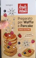 Mängden socker i Preparato waffle e pancake gluten free