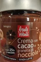 Mängden socker i Crema con cacao e granella di nocciole