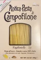 Mängden socker i Tagliatelle