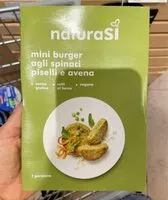 Mängden socker i Mini burguer agli spinaci piselli e avena