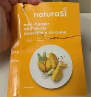 Mängden socker i Mini burger alle carote peperoni e curcuma