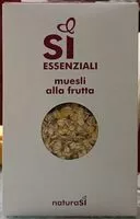 Mängden socker i Sì essenziali muesli alla frutta