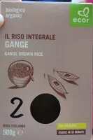 Mängden socker i Riso Integrale GANGE