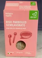 Mängden socker i riso parboiled semi lavorato