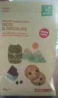 Mängden socker i Frollini+gocce Ciocc. + SF Oil Shortbread Chocolate Chip Cookies G 350