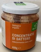 Mängden socker i Concentrato di dattero