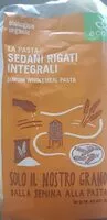 Mängden socker i Sedani rigati integrali