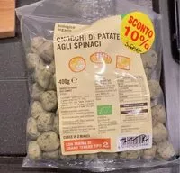 Mängden socker i Gnocchi di patate agli spinaci