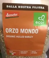Mängden socker i Orzo mondo(organic hulled barley)