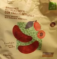 Mängden socker i Brioches all'albicocca con farina integrale