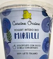 Mängden socker i Yogurt intero bio mirtilli