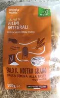 Mängden socker i Filini Integrali pasta