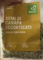 Mängden socker i Semi di canapa decorticati