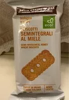 Mängden socker i Biscotti semintegrali al miele
