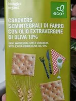 Mängden socker i Crackers semintegrali di farro
